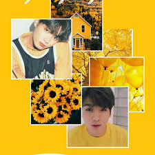 Yellow Aesthetic Photo Collage Wallpapers Wallpaper Cave