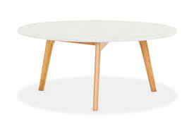 This coffee table is hand made from solid european oak throughout. Opus Round Coffee Table Marble Walnut