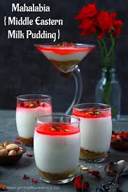 Mahalabia Recipe Muhallebi Middle Eastern Milk Pudding Recipe Mahalabia Recipe Recipes Dessert Recipes