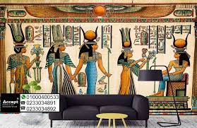 ورق حائط ثلاثي الابعاد فرعوني خلفيات فرعوني ورق حائط فرعوني 3d Wallpaper 3d اكسبت ديكوريشن 49 ش الرشيد نهاية ش وادي الني Gallery Wall Wallpaper Decor