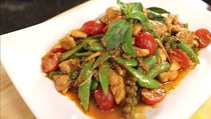 Spicy Stir-Fried Chicken