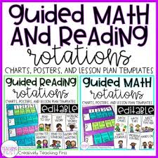 Guided Reading And Math Rotations Editable