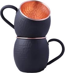 Jalapeño moscow mule (kicking mule) the jalapeño mule is a good choice to beat the heat or bring a bit of tropical warmth to your midwinter hideaway. Amazon Com Staglife Moscow Mule Copper Cups And Mugs Black Matte Moscow Mule Mug With Rose Gold Copper Rims Finish Size 16 Ounce Set Of 2 Kitchen Dining