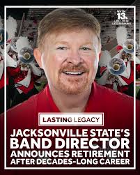 When Kenneth Bodiford took the podium at Jacksonville State, the Marching  Southerners numbered just 120. Now, as he prepares to retire, the band  stands more than 500 strong with a legacy that
