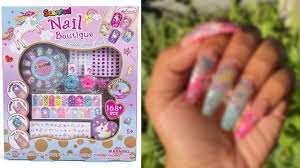 The strength of acrylic nails is their slightly cheaper price. Doing My Acrylic Nails W A Kids Nail Kit Does It Work 12 Nail Kits Youtube