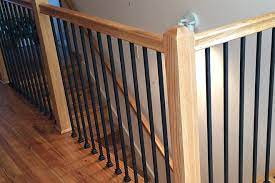 We carry both square and round steel spindles for stairs. Designer Wood Stairs Iron Balusters In Reno Nv 775 851 4467 Iron Balusters Stairs Wood Stairs
