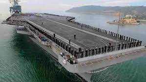 Uss Gerald R Ford Cvn 78 Le Plus Grand Porte Avions Du Monde Porte Avions Marine De Guerre Uss Ronald Reagan