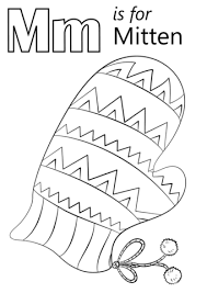 Coloring pages for kids pdf free mitten. Letter M Is For Mitten Coloring Page From Letter M Category Select From 26657 Printable Free Printable Coloring Pages Letter A Crafts Free Printable Coloring