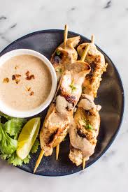 I have to say that they are one of our go to pre cooked foods for when time is at a minimum. Lemongrass Chicken Satay With Almond Butter Dipping Sauce Healthy Nibbles