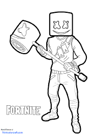 Codigos de islas fortnite modo creativo parkour. Marshmello Fortnite Coloring Pages Printable Novocom Top