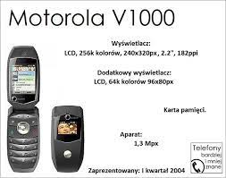 Motorola V1000 (TBiMZ) - Telefony ...