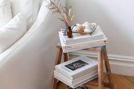 Vintage wood wooden 2 step ladder rustic primitive farm country plant stand. 11 Ways To Decorate With Vintage Ladders