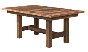 Round barn wood dining table. Glazier Reclaimed Barnwood Dining Table