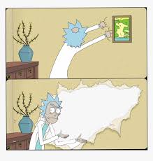 Meme templates of all kinds. Rick And Morty Pringles Meme Template Hd Png Download Transparent Png Image Pngitem
