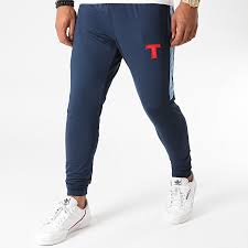 Okawa Sport Pantalon Jogging A Bandes Toho Bleu Marine Laboutiqueofficielle Com
