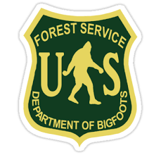 Us Forest Service Bigfoot Sticker By Thebigfootstore Forest Service Us Forest Service Bigfoot