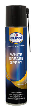 (in my life, it is for electric garage door opener hinges, wheels, etc.) a bicycle picks up too much dirt and grime for something like that. Eurol White Grease Ptfe 400ml White Lithium Grease With Ptfe