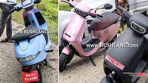 7 hours ago · ola electric scooter s1 is all set for an india launch today. Ola Electric Scooter Spied For The First Time In Pink Blue Colors