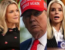 Trump was asked today in front of the White House whether U.S. Attorney  General Pam Bondi had told Trump that he was cited in the Epstein  documents. He responded: “No, no.” Trump