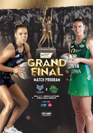 The match was the fourth grand final between the two traditional rivals , the previous occurring in 1910 , 1915 and 1938. 2020 Suncorp Super Netball Grand Final Program By Netball Australia Issuu