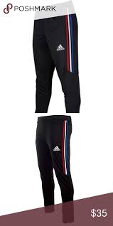 Black And Red Adidas Joggers Adidas Red White Blue Black Tiro Slim Pant Jogger Red Adidas Slim Pants Yoga Style Outfits