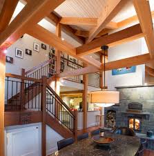 Custom homes lodge prow cape country colonial craftsman passive solar. Timber Frame Vs Post And Beam Construction