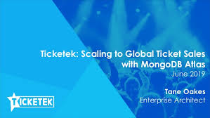 Please try again, by refreshing your browser. Mongodb World 2019 Ticketek Scaling To Global Ticket Sales With Mon
