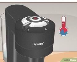 Image of Nespresso machine with a blinking red light