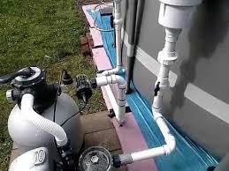 Hard Plumbed Intex Ultra Frame Pool Youtube Our Diy Hard Plumb Of An Intex Pool Intex Har Pool Plumbing Swimming Pool Plumbing Swimming Pool Maintenance