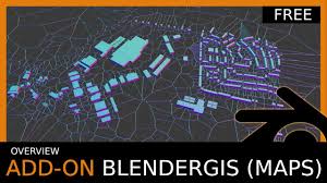 Blender Add On Overview Blendergis Import Google Map Data Free Youtube