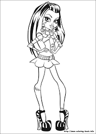 You can use our amazing online tool to color and edit the following high resolution coloring pages. Monster High Coloring Picture