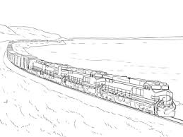 Freight Train Coloring Page From Trains Category Select From 25105 Printable Crafts Of Cartoons Nature Train Coloring Pages Love Coloring Pages Train Drawing