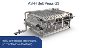 Belt Press G3 For Sludge Dewatering In Municipal Industrial Wastewater Treatment With Voiceover Youtube
