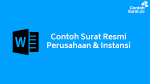 Contoh Surat Resmi Surat Pemerintah Sekolah