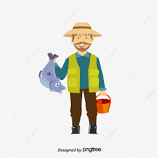 Dessin De Pecheur Dessin Le Poisson Poisson Fichier Png Et Psd Pour Le Telechargement Libre