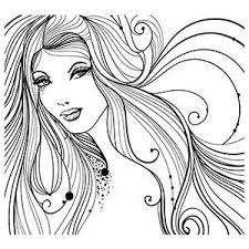 Girl With Long Hair Jpg 300 300 Coloring Pages Free Printable Coloring Pages Coloring Pages For Girls