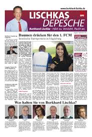 Maybe you would like to learn more about one of these? Sonderausgabe Lischkas Berliner Depesche By Burkhard Lischka Issuu