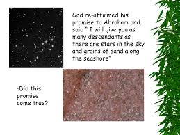 Cut out the diorama portion and overlap the triangle flaps attaching them to each other with glue. God S Promise To Abraham Ppt Video Online Download