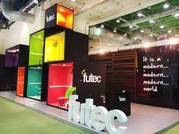 futec booth building show egypt 2015 mental flame on behance trade show booth design exhibition stand design booth design