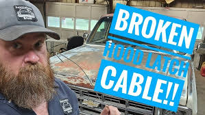 How to open hood with broken hood release cable