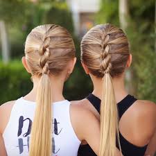Jehat Hair These Rope Twists To Ponytails Quick Braided Hairstyles Easy Sports Hairstyles Dance Hairstyles