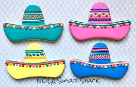 From us$ 2.50 + christmas ornament cookie cutter 100. Fiesta Cookies Sombrero Cookies Mexican Cookies Royal Iced Cookies