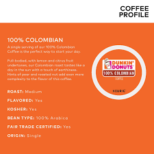 Dunkin' donuts started as a donut bakery shop back in 1950 in quincy, massachusetts and since has become a worldwide franchise comprising more than 11,300 stores worldwide and 8,500 usa locations. Keurig K Cup Pod Dunkin Donuts Colombian Coffee 16 Pk Colombian Coffee Dunkin Donuts Dunkin