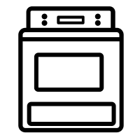 Fridge, stove, clean, well maintained. Stove Icon 409557 Free Icons Library