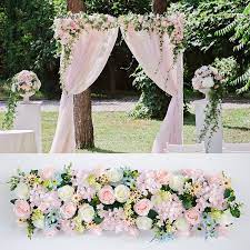 Check spelling or type a new query. Customized Artificial Flower Row Arch Diy Wedding Arrangement Road Lead Floral Arch Silk Flower Wall Decorative Wedding Props Buy At The Price Of 106 90 In Aliexpress Com Imall Com