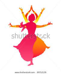 Stock Vector Colorful Classic Indian Female Dance Bharatanatyam Bharatanatyam Indian Dance Indian Classical Dance