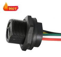 30V Current Voltage Circular Plastic Connectors With 1.5A ...