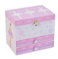 Vintage quartz clock ballerina music jewelry box. Jewelkeeper White And Purple Ballerina Musical Jewelry Box With 2 Pullout Drawers Swan Lake Tune Walmart Com Walmart Com
