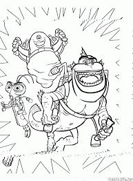 Monster vs aliens coloring maze for kids printable. Coloring Page Rocket Packs
