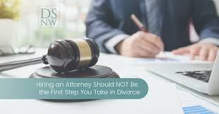 Divorce = lots of paperwork. Hiring An Attorney Should Not Be The First Step You Take In Divorce